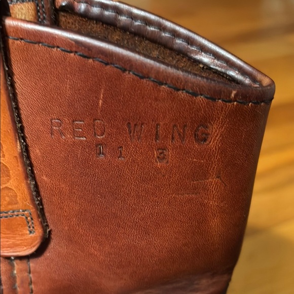 Red Wing Shoes Brown Leather Boots Classic Design - Picture 7 of 7